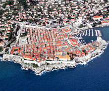 The walled city of Dubrovnik